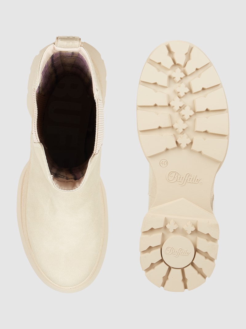 Boots in Leder-Optik Modell 'Sveja' in beige