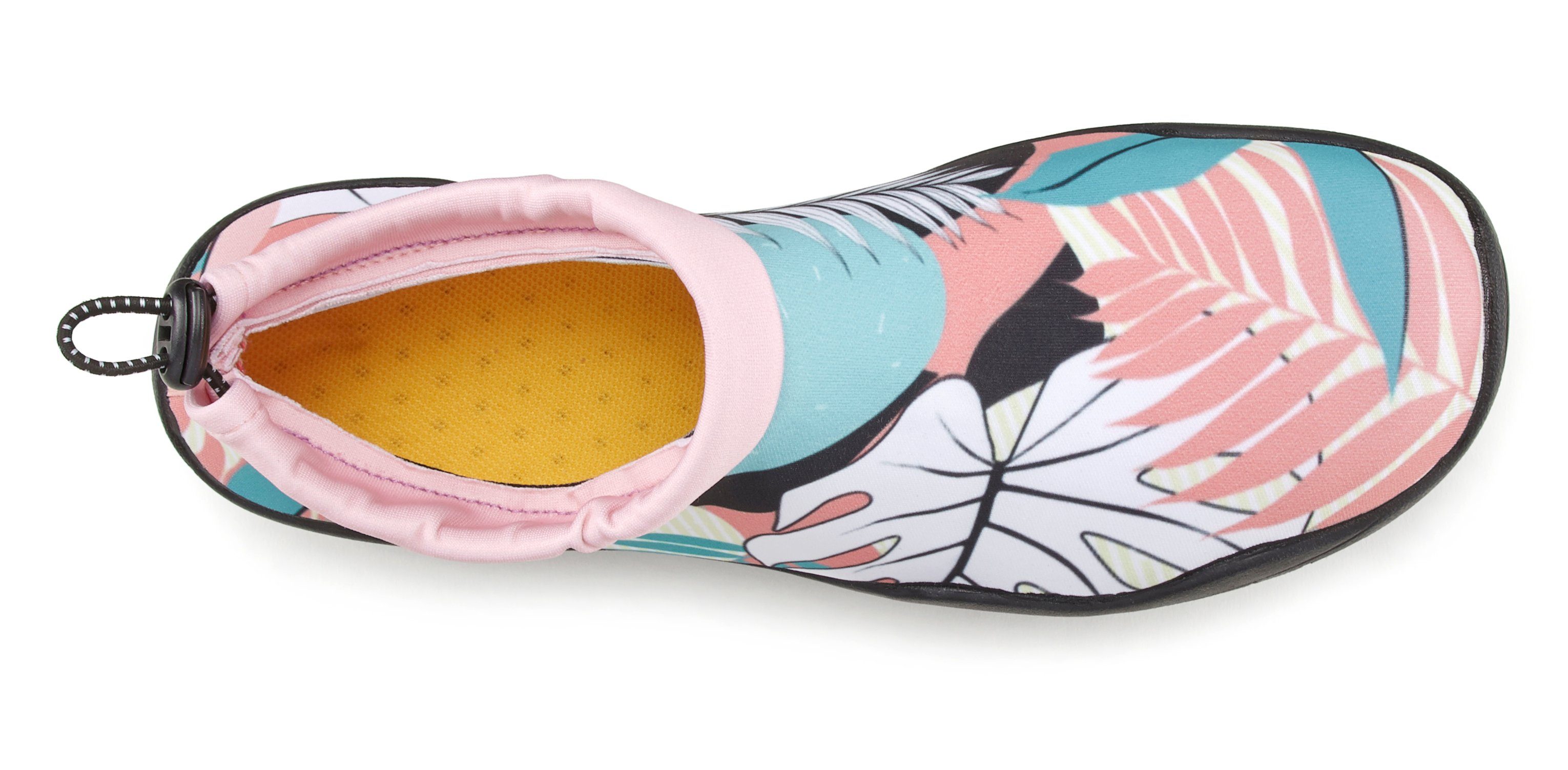 LASCANA Badeschuh Sandale, Pantolette ultraleicht und schnelltrocknend VEGAN