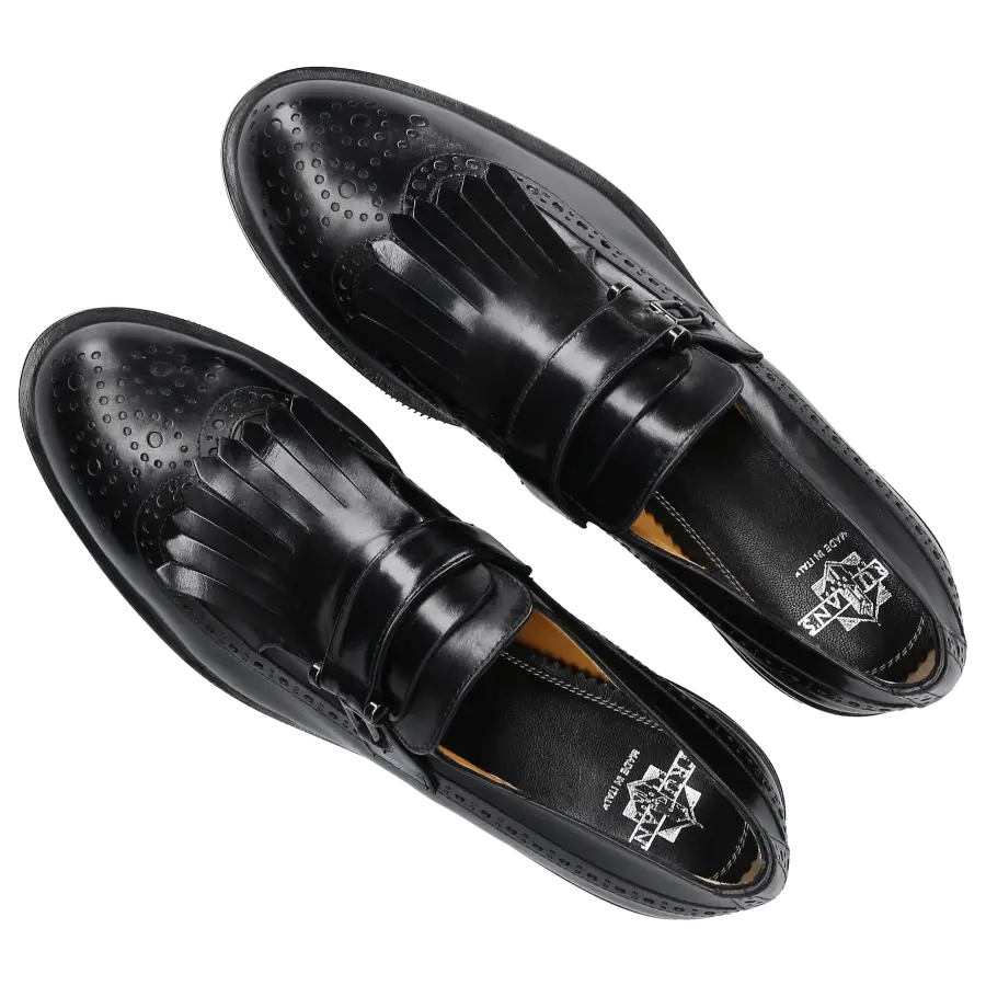 Truman's - Halbschuhe 9822 Kalbsleder - schwarz