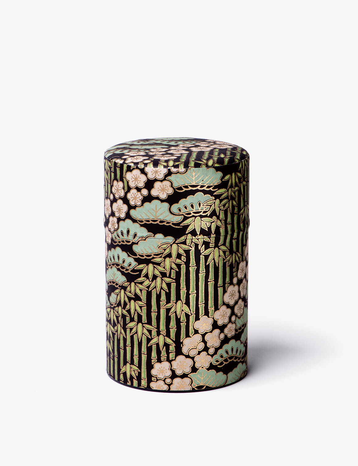 Mousson, Boîte à thé papier washi noir 100g