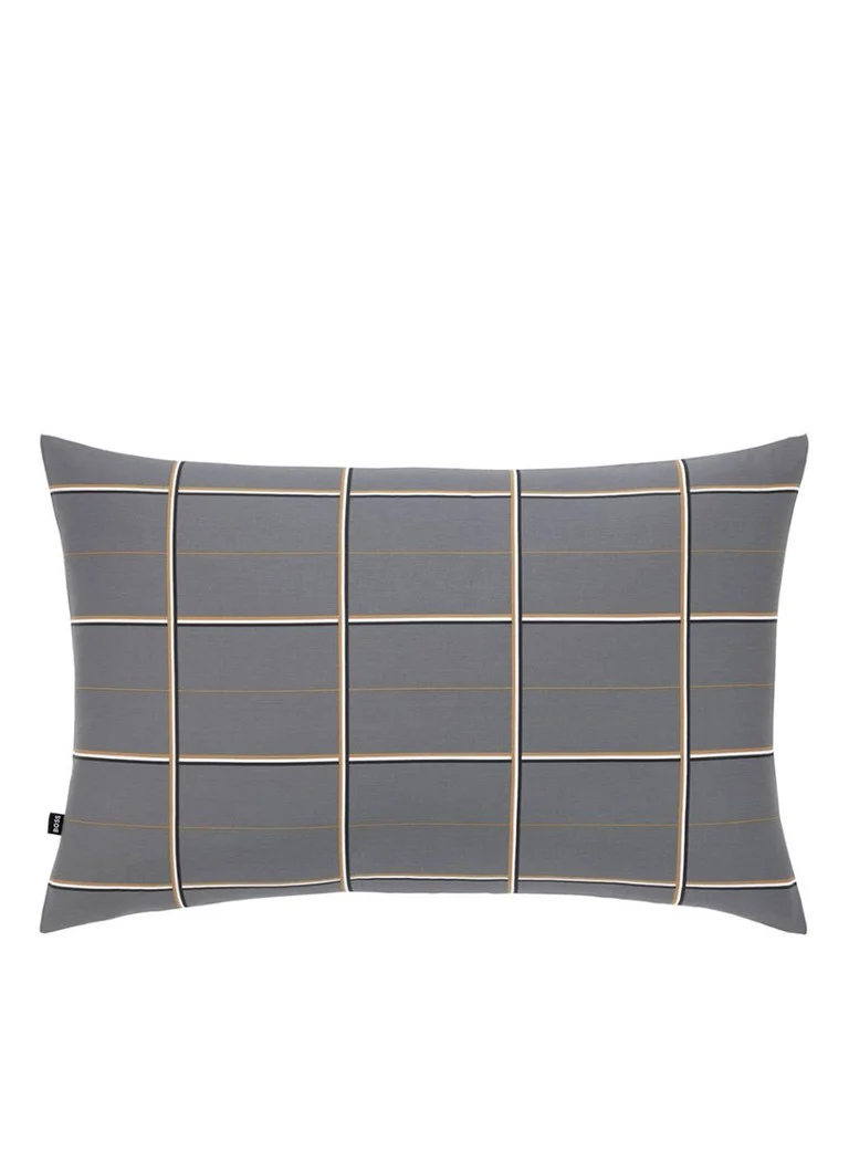 HUGO BOSS Rūtaina satīna spilvendrāna - 80TC