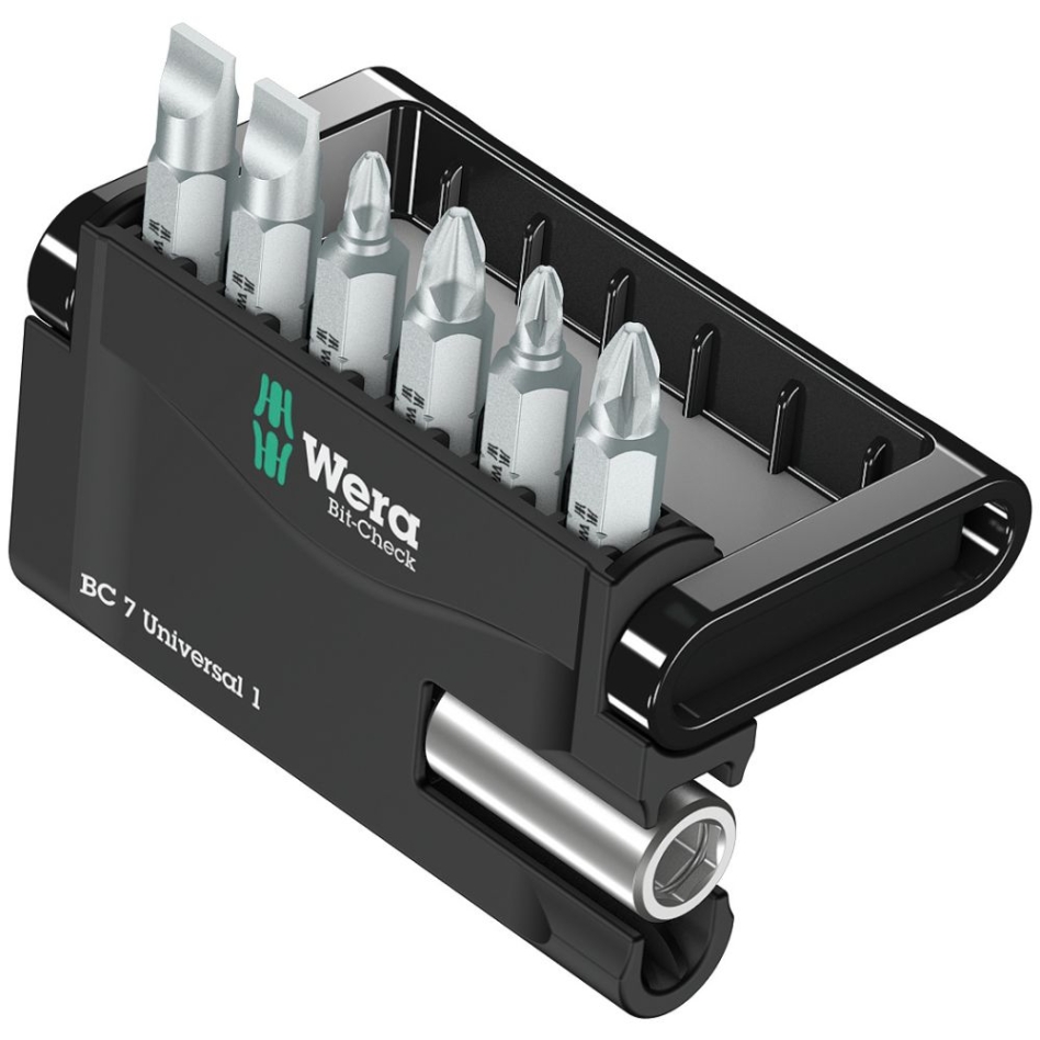 Wera 05056295001 Mini-Check set bitova 6 Wera bitova, uredno i kompaktno složenih u praktičnom Bit-Check setu