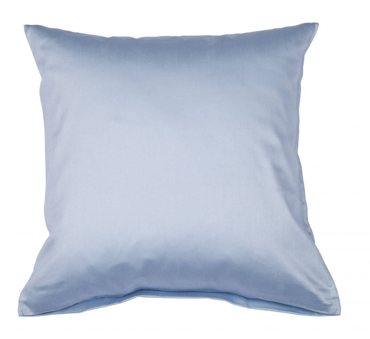 Janine Colors Mako-Satin Kissenbezug Perlblau 40 x 40 cm