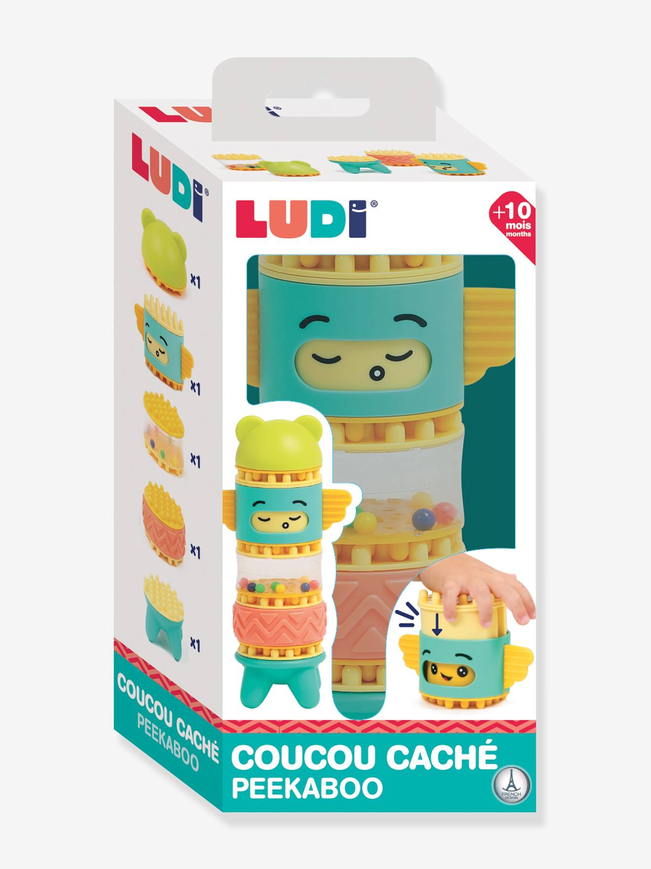 Coucou caché Picoton LUDI multicolore
