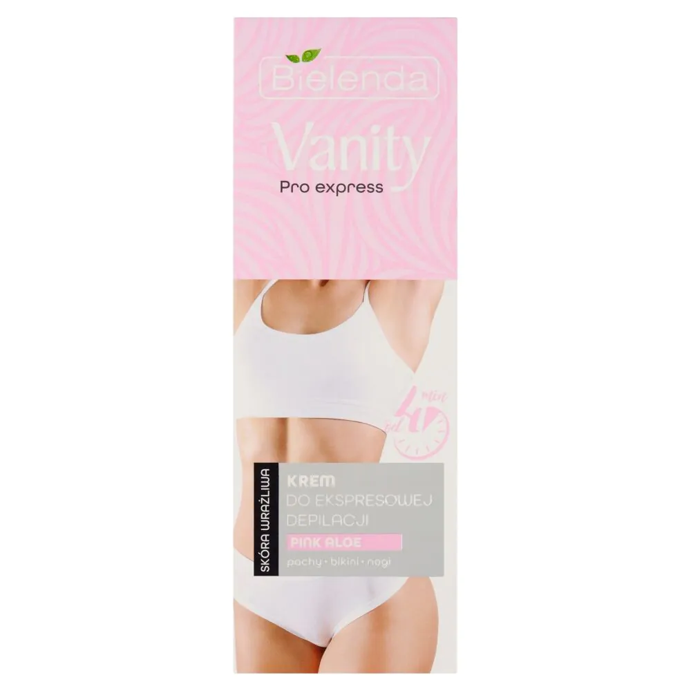 Bielenda Vanity Pro Express Κρέμα αποτρίχωσης για ευαίσθητο δέρμα με ροζ αλόη