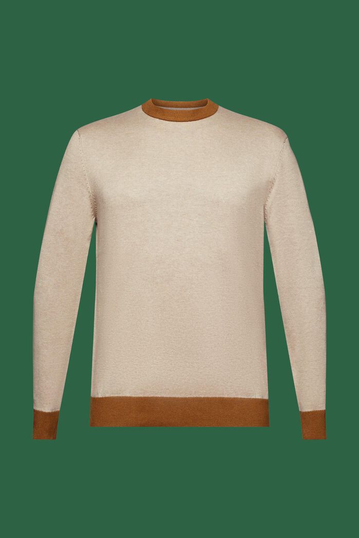 Strickpullover mit Rundhalsausschnitt