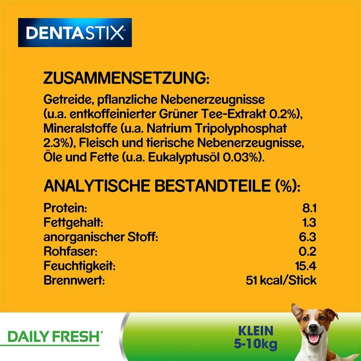 Pedigree DentaStix Daily Fresh für Kleine Hunde bei ZooRoyal