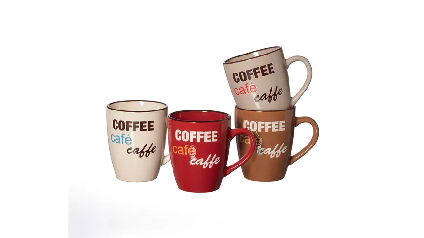 Ritzenhoff & Breker Jumbobecher Coffee Talk, sortiert