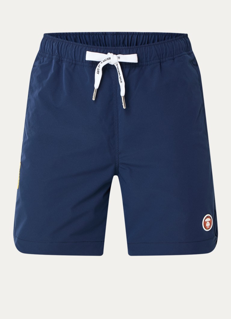 Pantaloni slim fit cu logo-ul Aape con