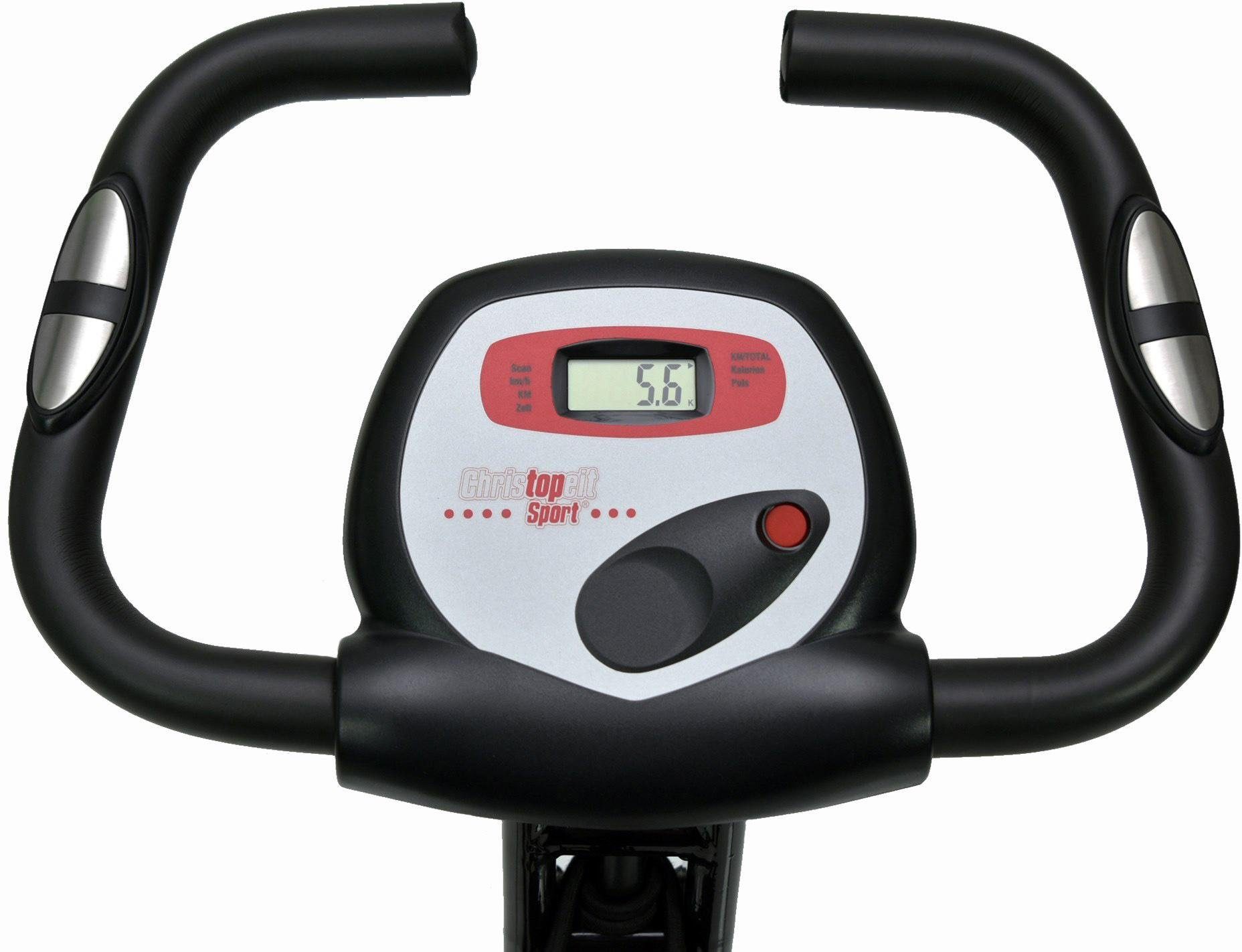 Christopeit Sport® Liege-Heimtrainer Christopeit X 3 Bike, Klappheimtrainer mit Arm- Bein Seilzug System