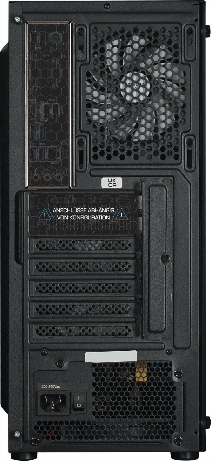 Kiebel Earthquake Gaming-PC (AMD Ryzen 7 AMD Ryzen 7 5700X, RTX 4060, 32 GB RAM, 1000 GB SSD, Luftkühlung, ARGB-Beleuchtung)