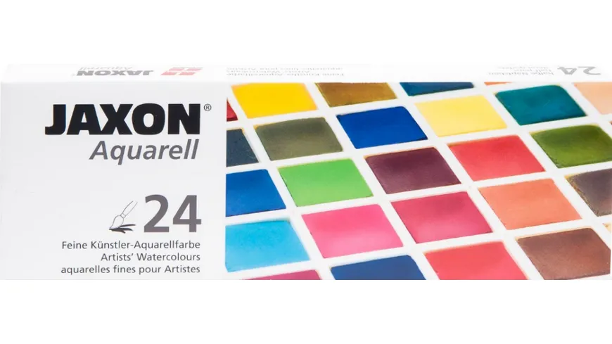 JAXON Aquarellkasten 24er