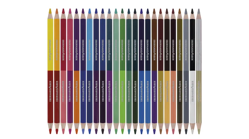 EBERHARD FABER Farbstift Buntstift Duo 24er Kartonetui