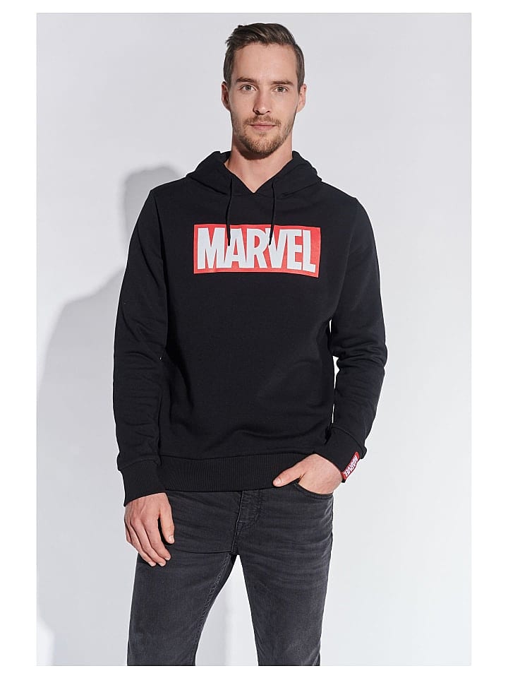 Course Hoodie Marvel in schwarz günstig kaufen M