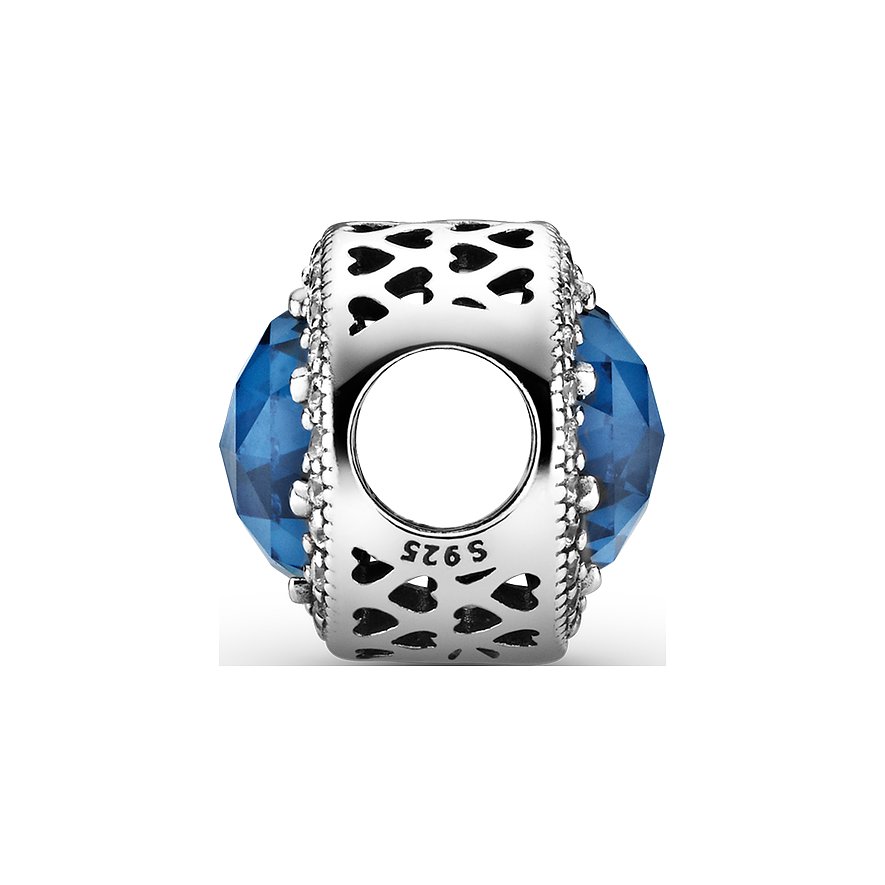 Pandora Charm Moments Funkelnd Dunkel Blau