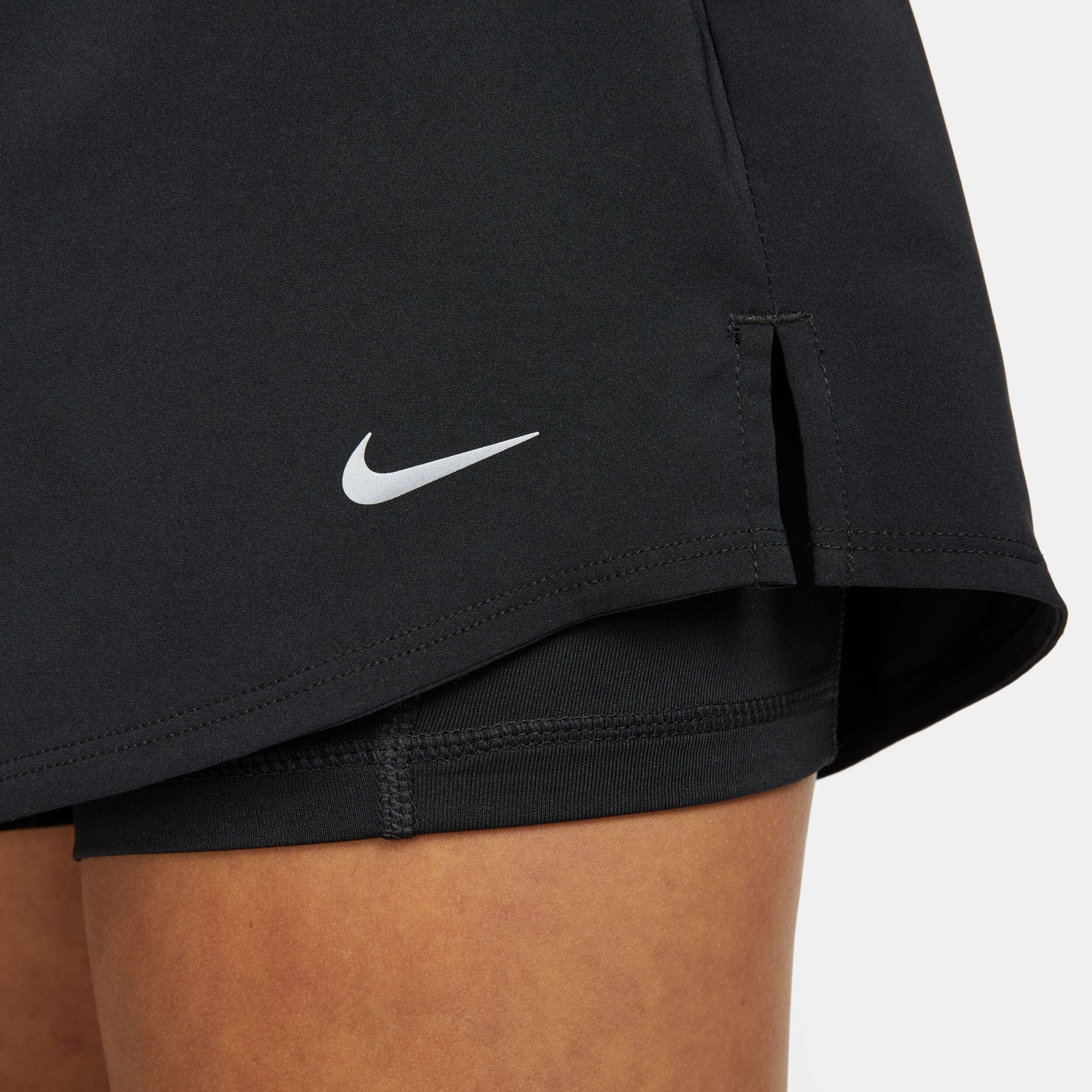 Dri-Fit One Heritage 3in 2in1 Shorts Damen - Schwarz