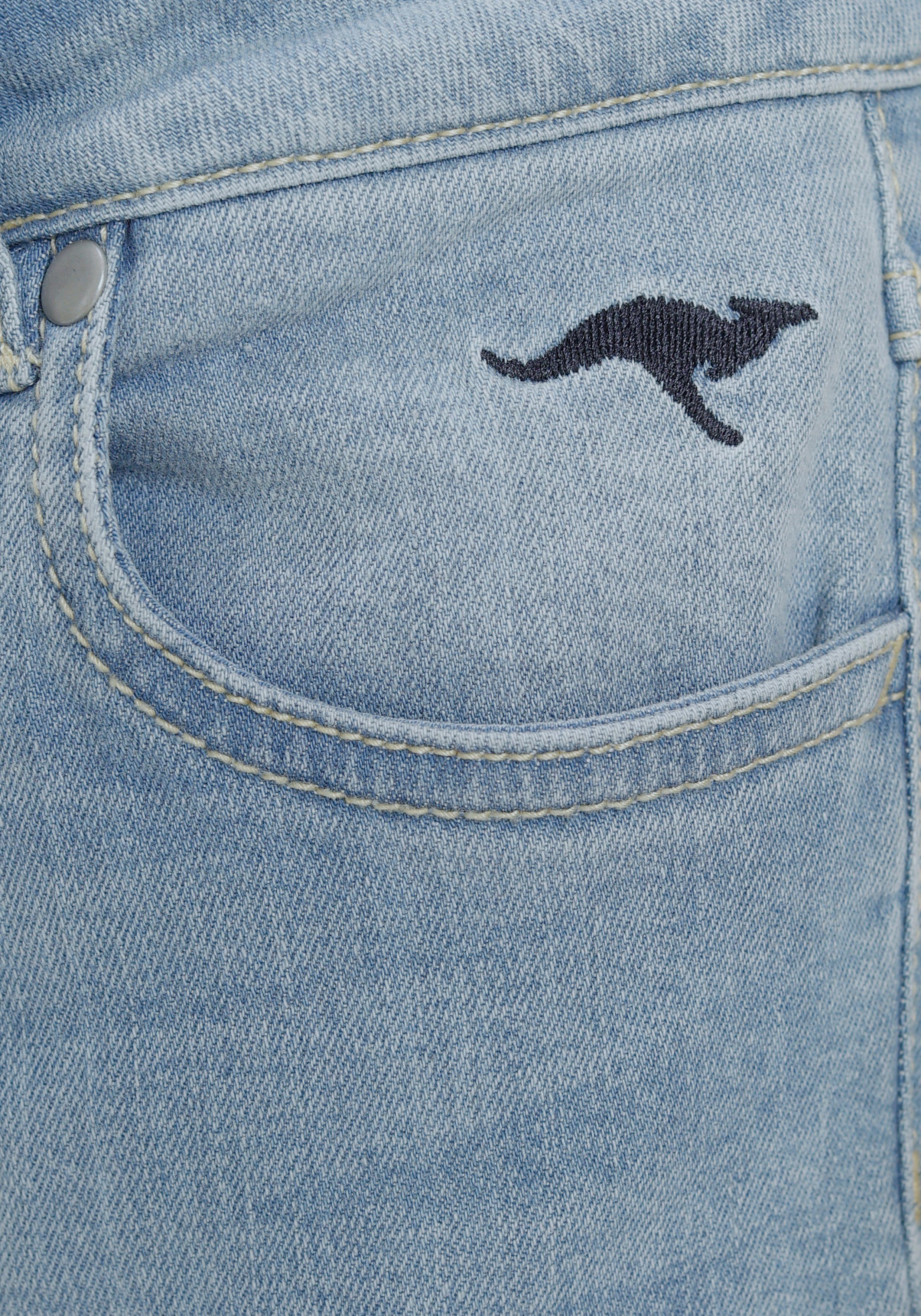 KangaROOS 7/8-Jeans mit geschnittener Saumkante