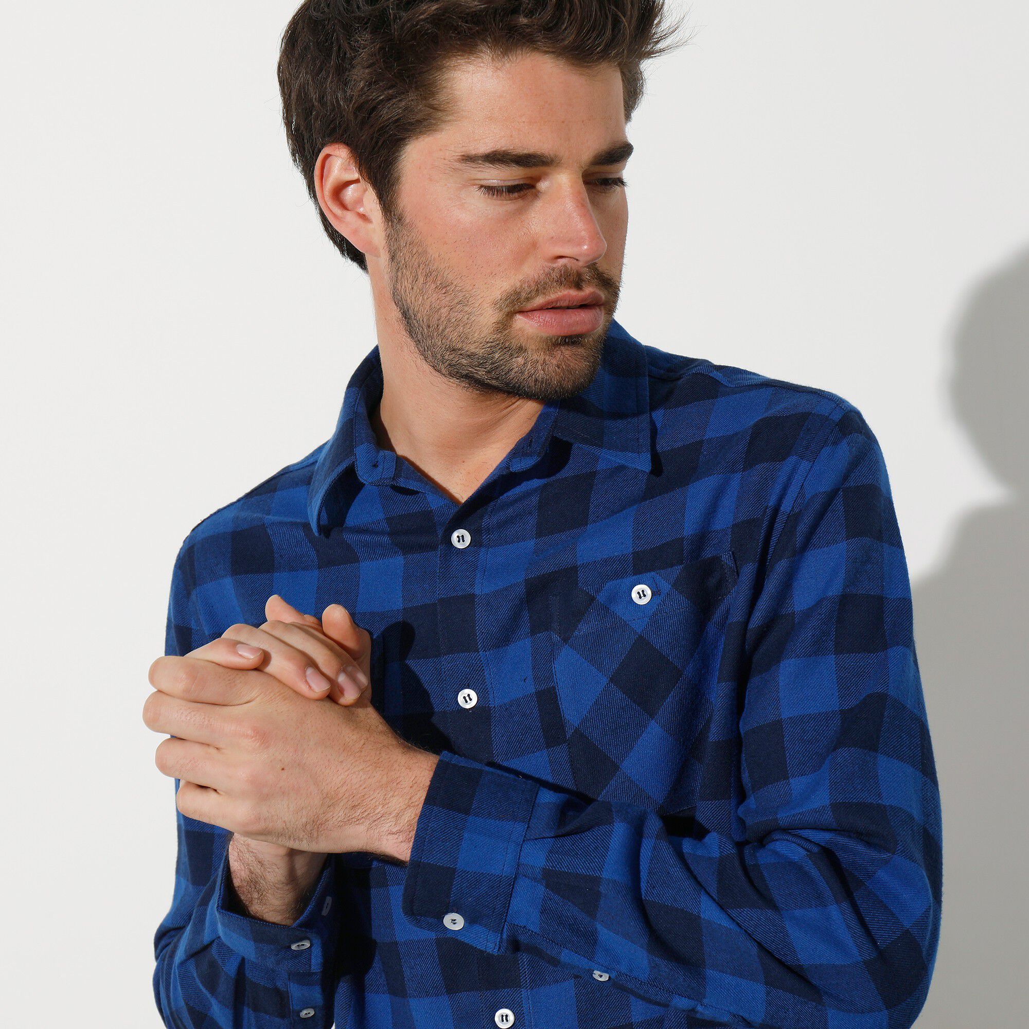 Chemise carreaux flanelle
