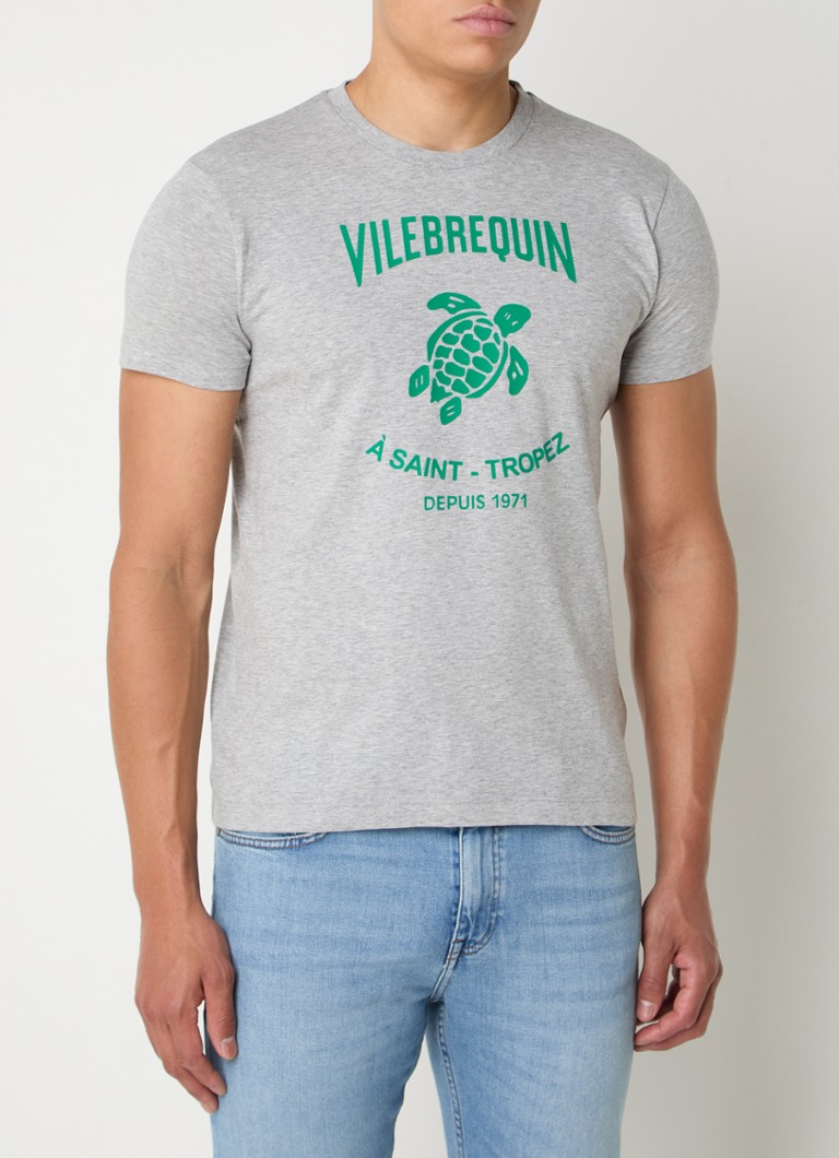 Vilebrequin Portisol T-shirt with heathered design and logo print