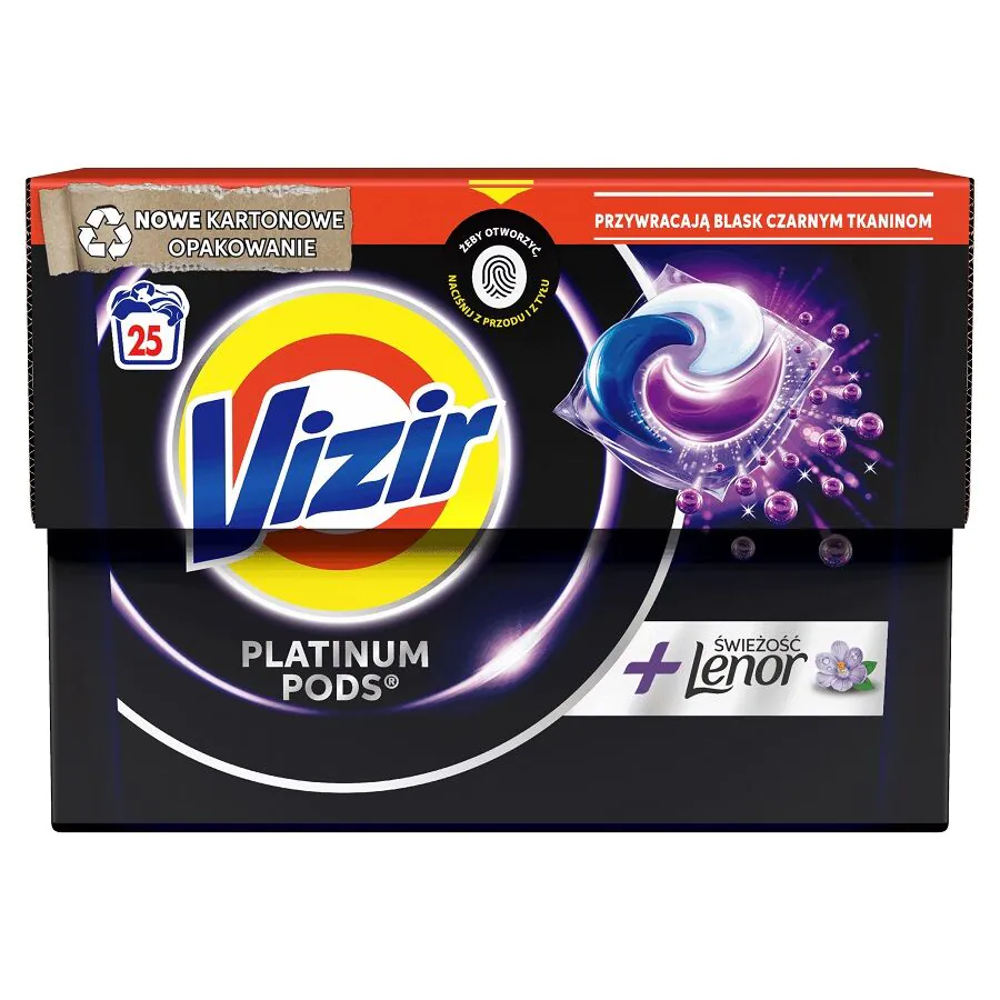 Vizir kapsulės juodos