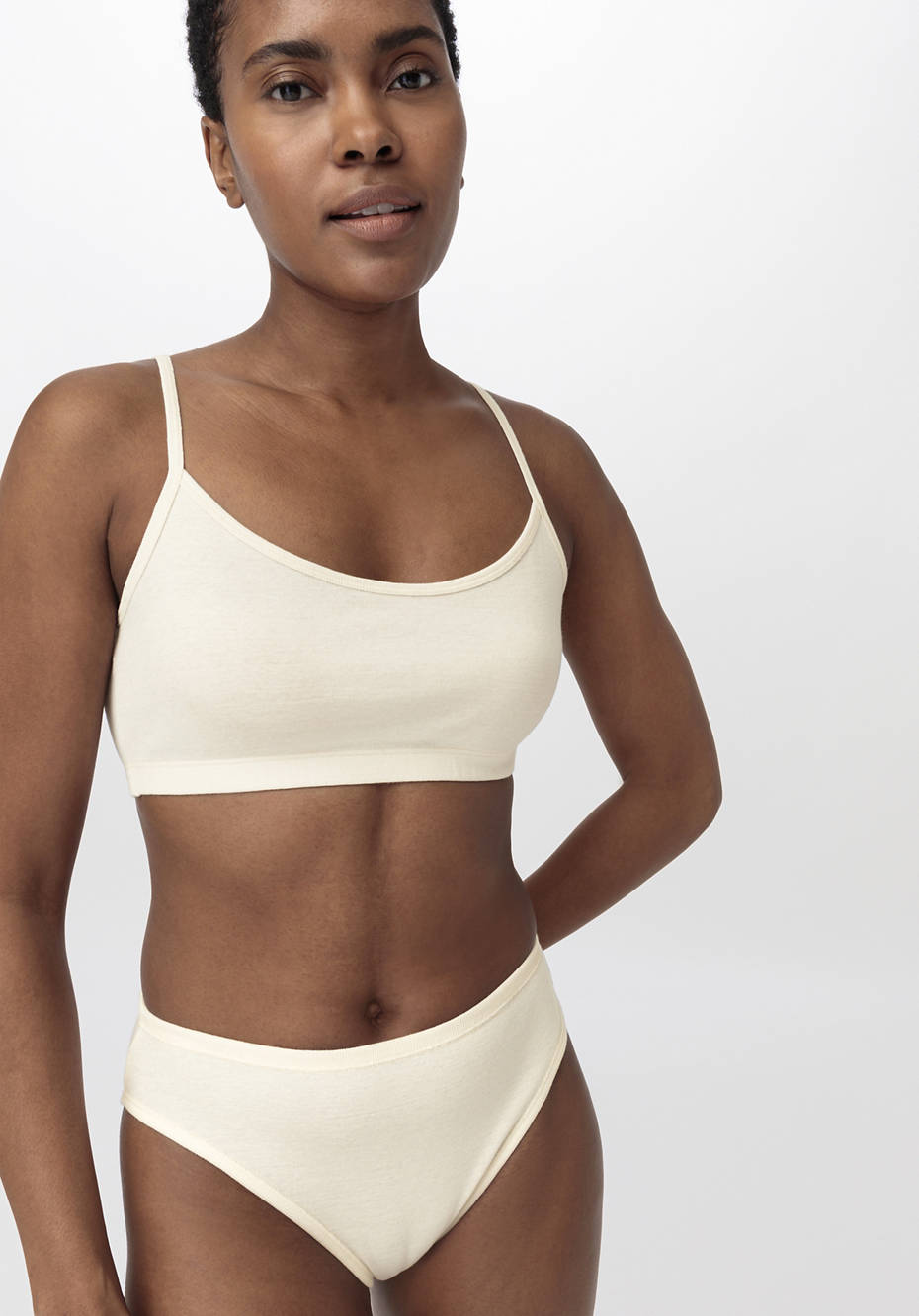 Bustier im 2-er Pack aus reiner Bio-Baumwolle