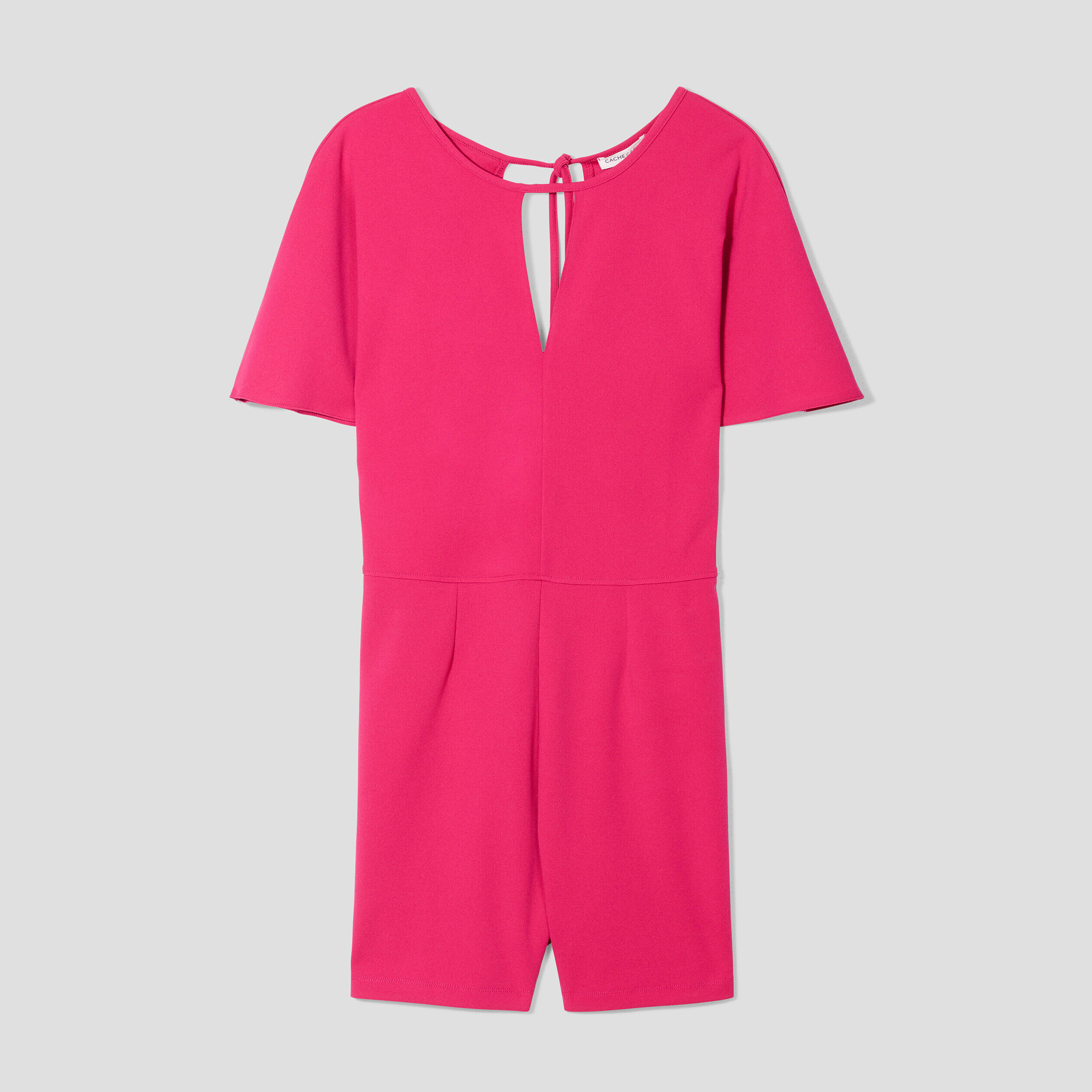 Combishort droite avec fentes rose fushia femme | Cache Cache