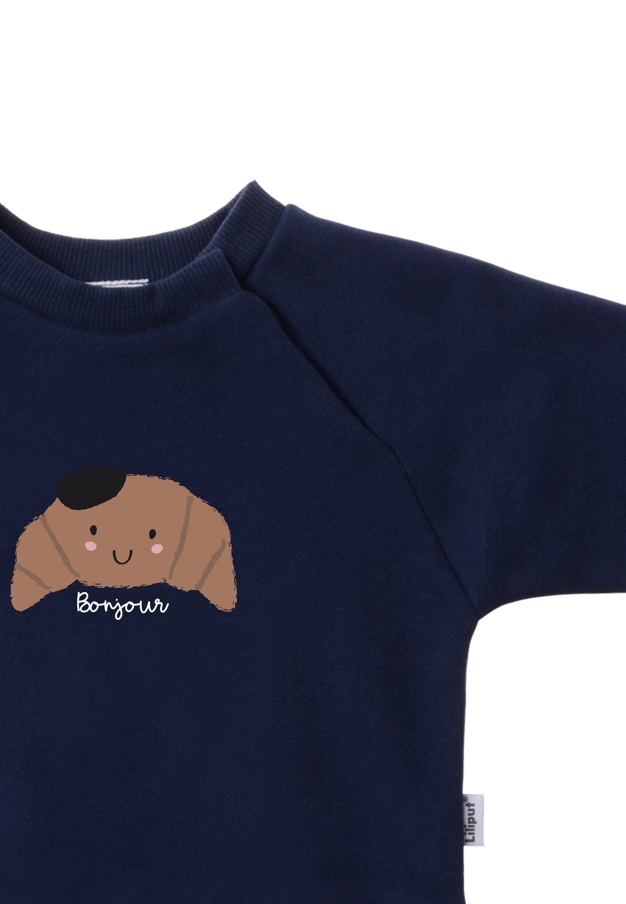 Liliput Sweatshirt Croissant mit Rundhalsausschnitt
