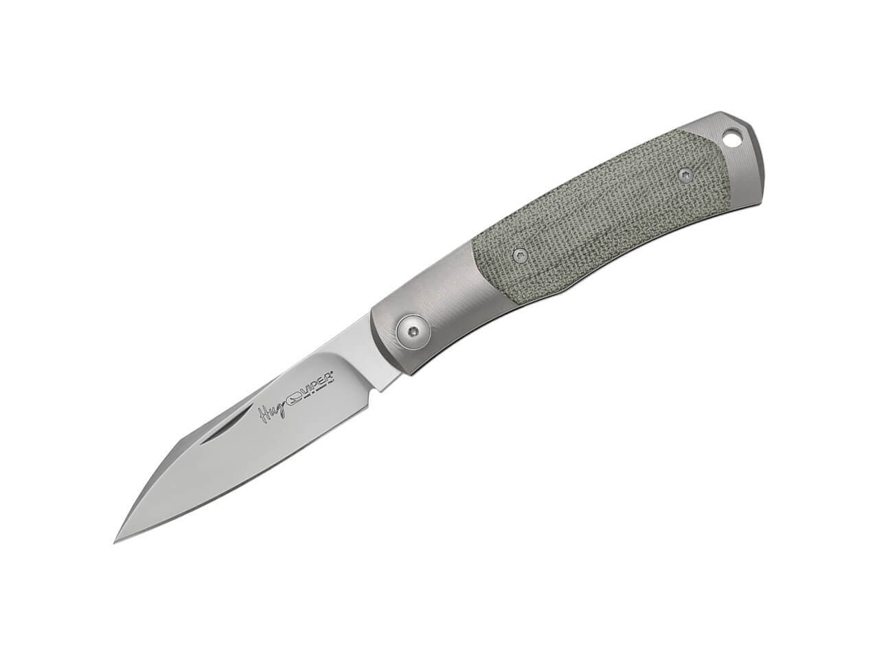 Hug II Titanium Micarta Green