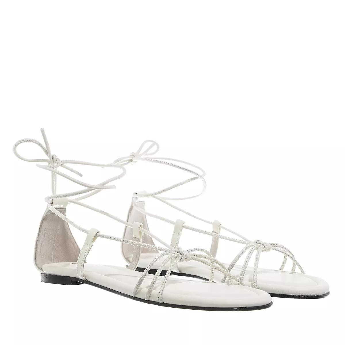 HUGO BOSS Riemchen Sandalen weiss Sandale