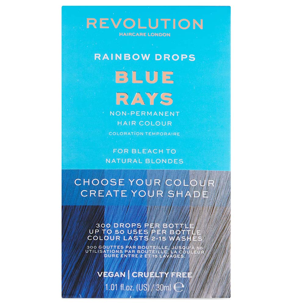 Revolution Hair Rainbow Drops Blue Rays 30 ml