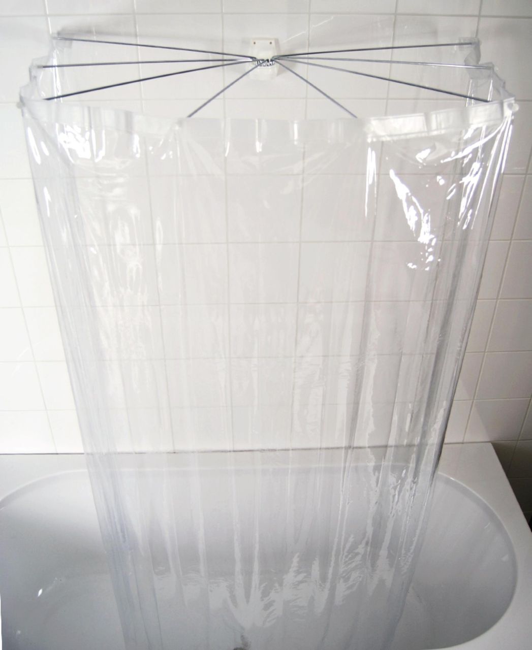 Ridder Ersatz-Folien-Duschvorhang für Ombrella, Brillant transparent