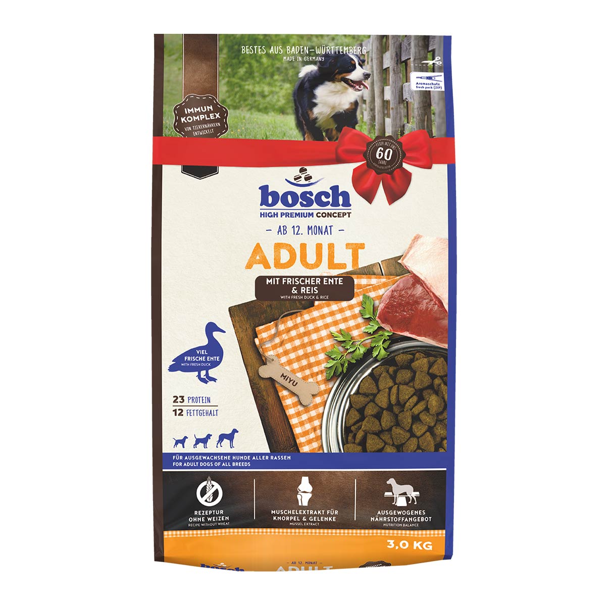 Bosch HPC Adult mit Ente & Reis günstig kaufen bei ZooRoyal