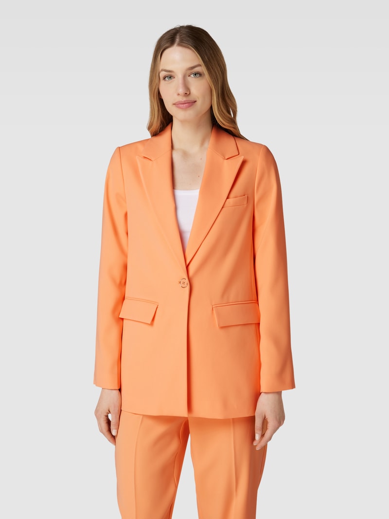 Blazer mit Pattentaschen Modell 'LEIA' in lachs