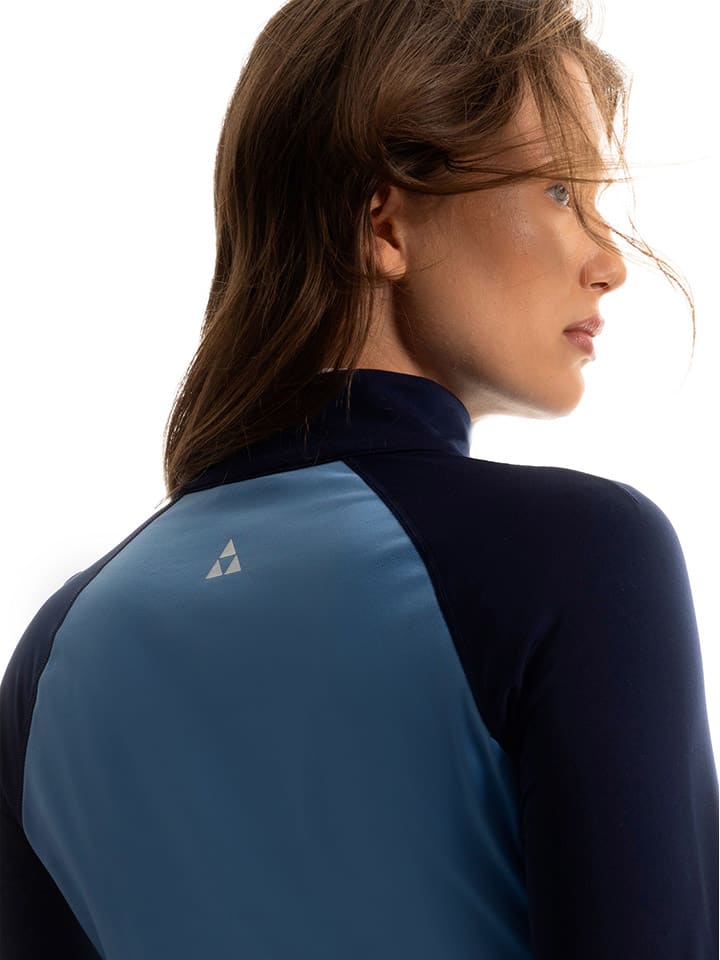 Fischer Fleecejacke in Blau/ Dunkelblau günstig kaufen