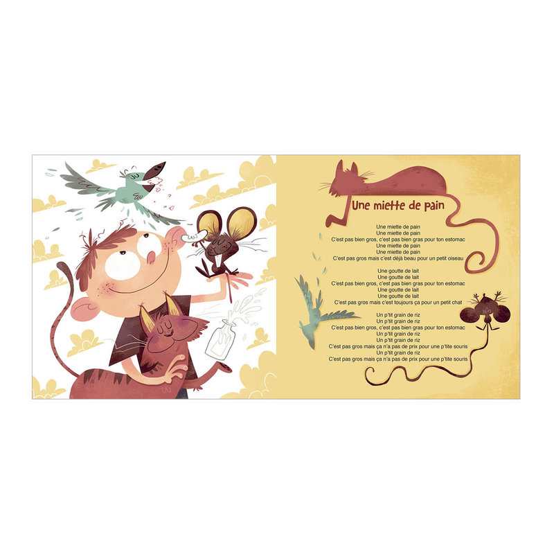 Livre-CD Les 10 chansons incontournables d'Henri Dès - Auzou