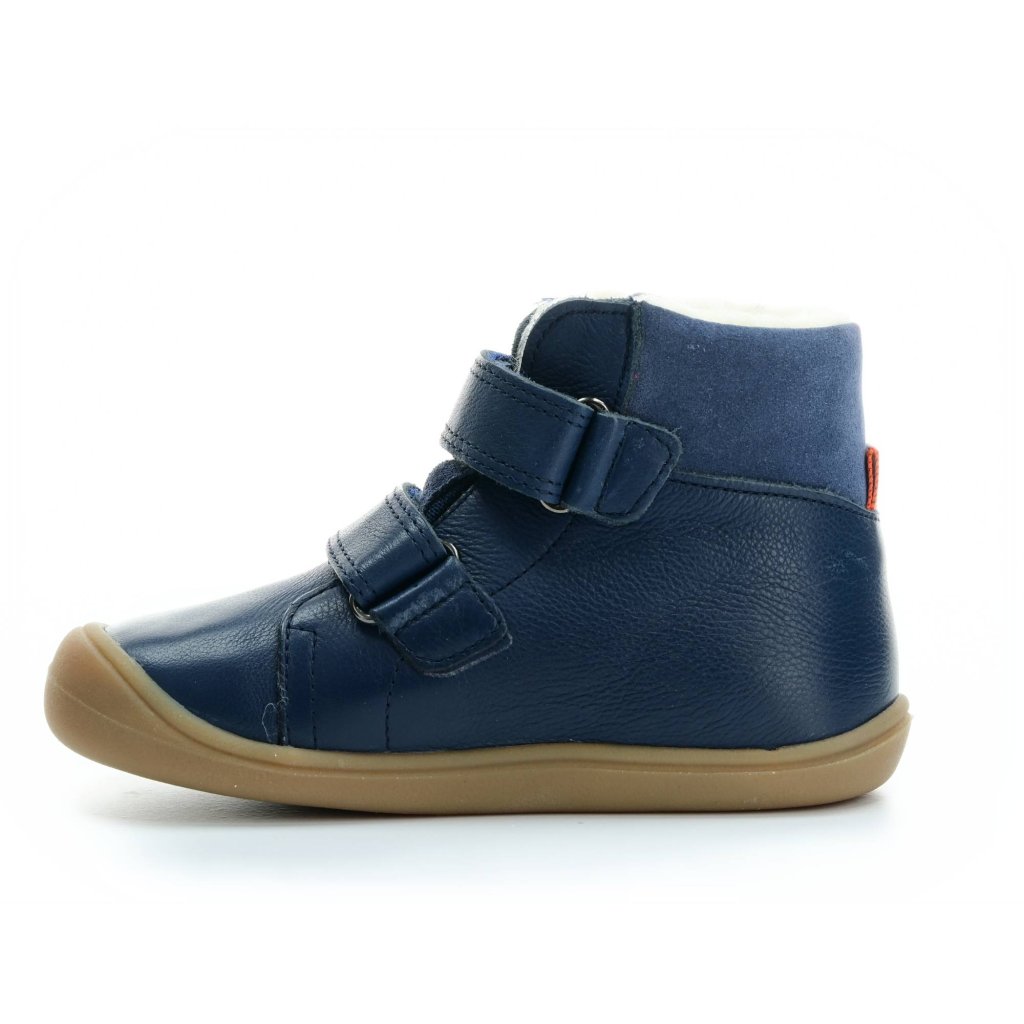 Koel4kids Brandon Tex Wool Blue 06T001.102-110 mit Wolle gefütterte Winterbarfußschuhe