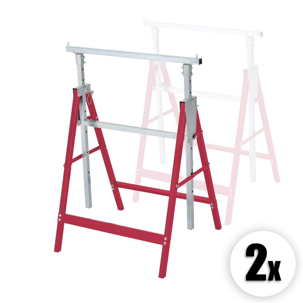 Kraft Werkzeuge Arbeits-Unterstellbock 2er Set