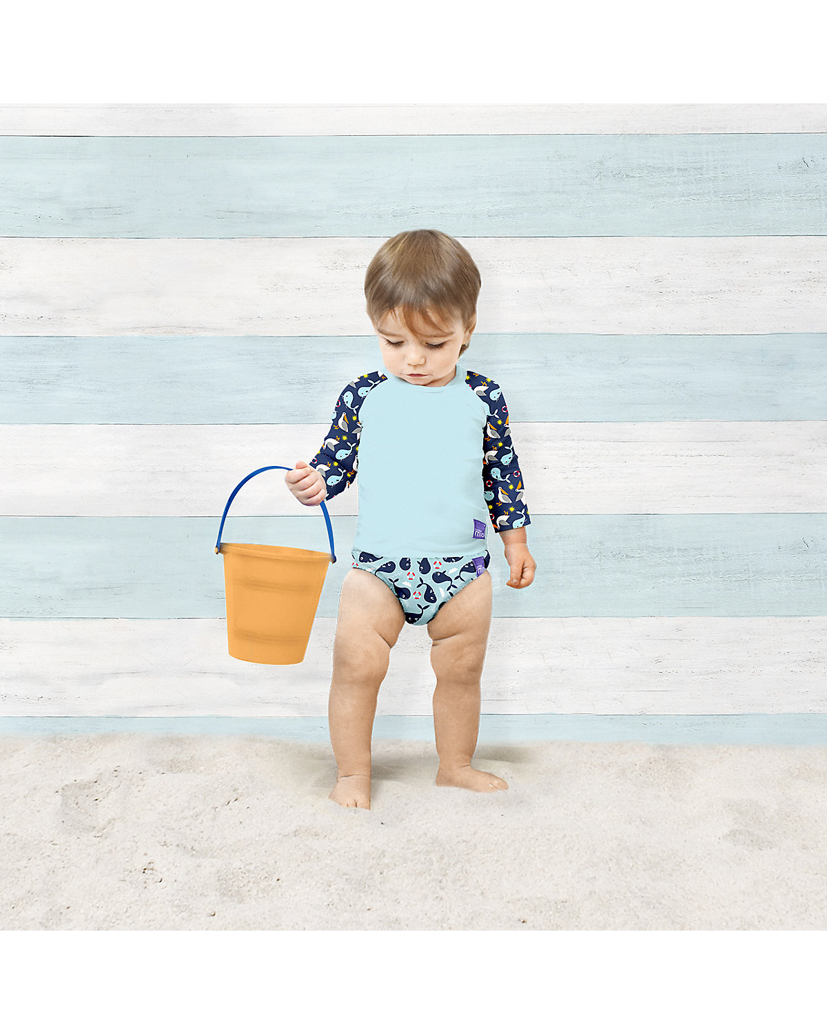 Bambino Mio, Schwimmshirt, Nautisch, M (6-12 Monate)