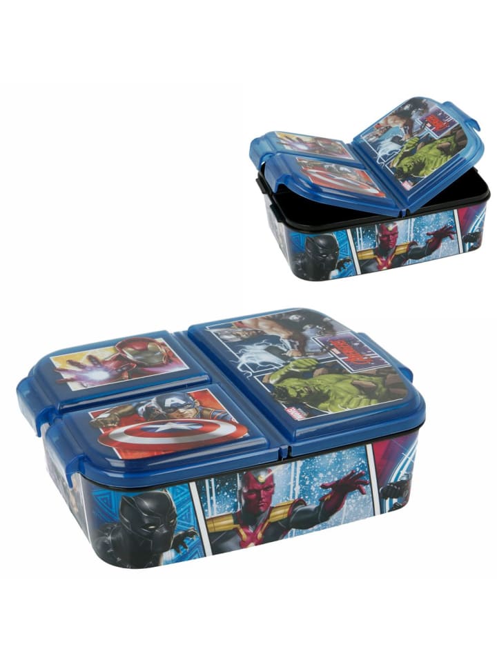 Marvel Brotdose | 3 Fächer | Marvel Avengers | Lunch to Go | Vesper Dose günstig kaufen onesize