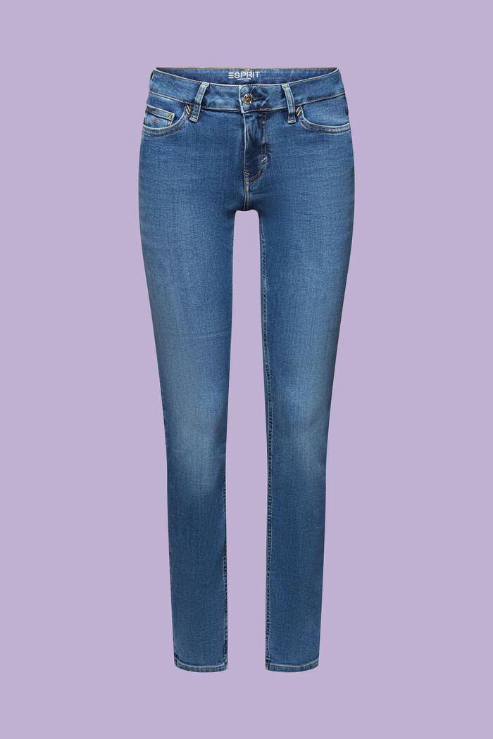 Schmale Jeans mit mittlerer Bundhöhe