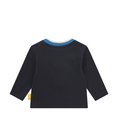 T-Shirt langarm, dunkelblau für Jungs