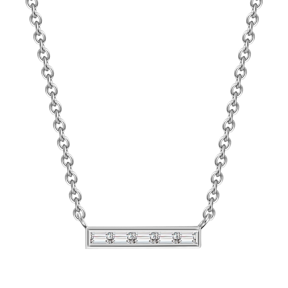 Glanzstücke München Collier en argent Argent sterling Oxyde de zirconium (CZ) en Argent collier