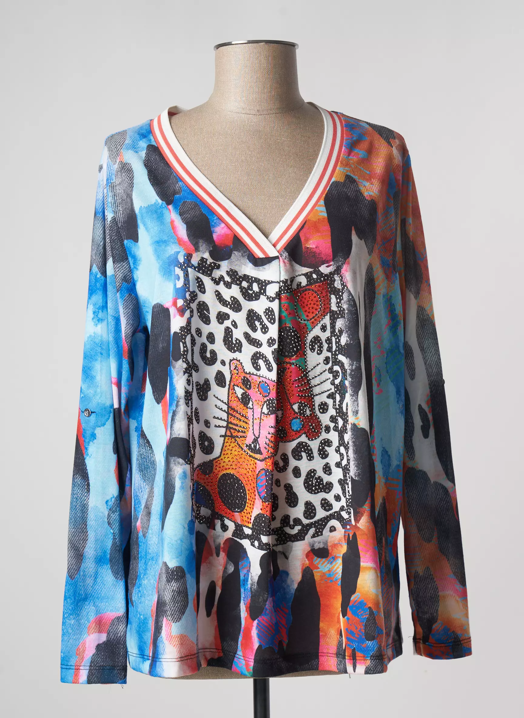 Missy Tops Femme couleur bleu