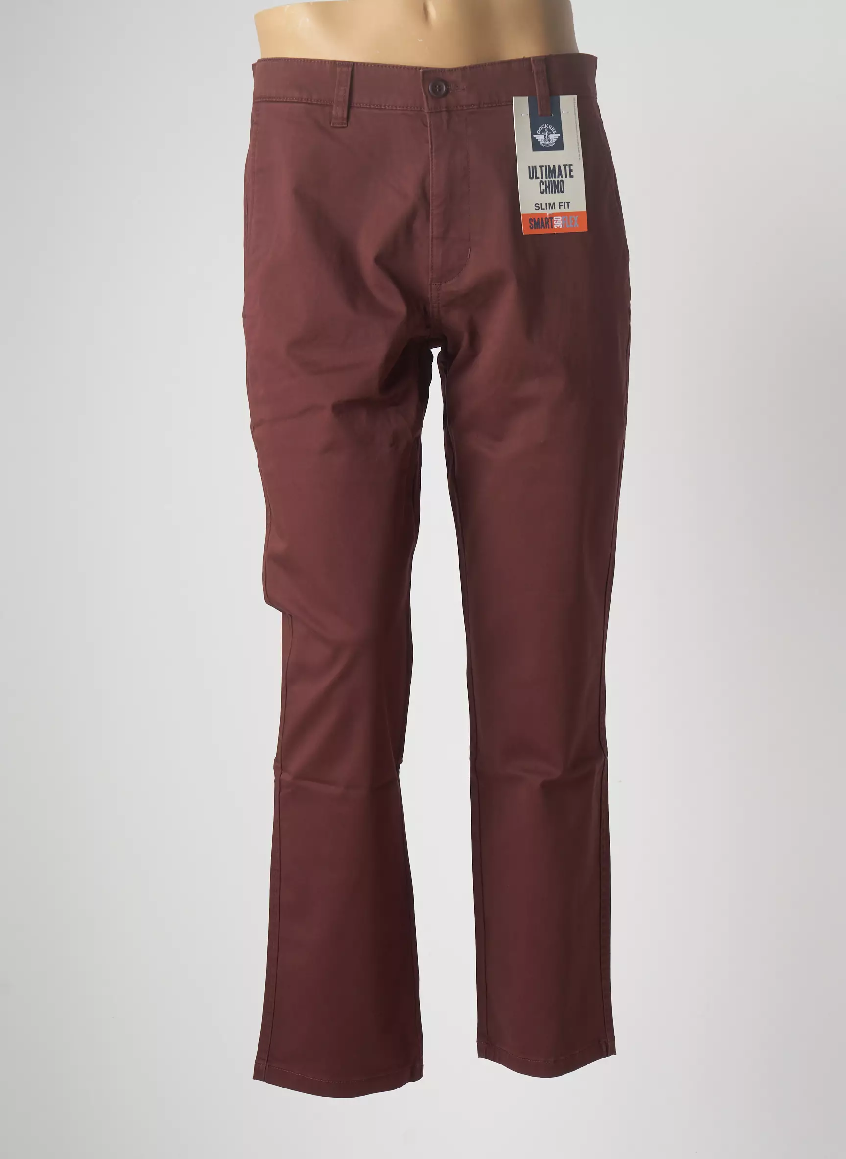 Dockers Pantalons Chino Homme couleur rouge
