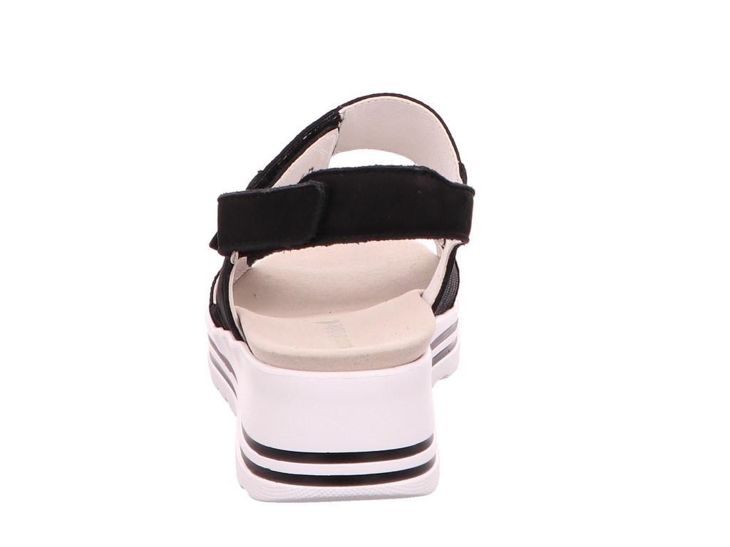 WALDLÄUFER Komfort Sandalen schwarz H-Michelle