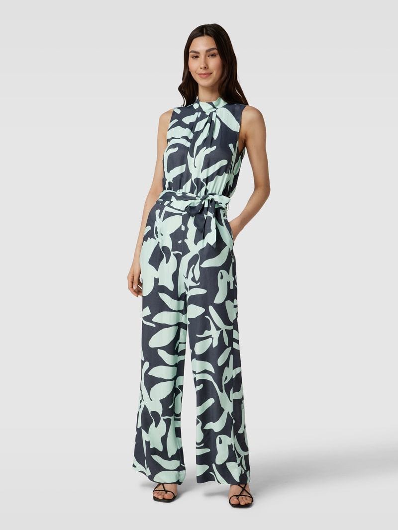 Jumpsuit mit Allover-Muster in graphit