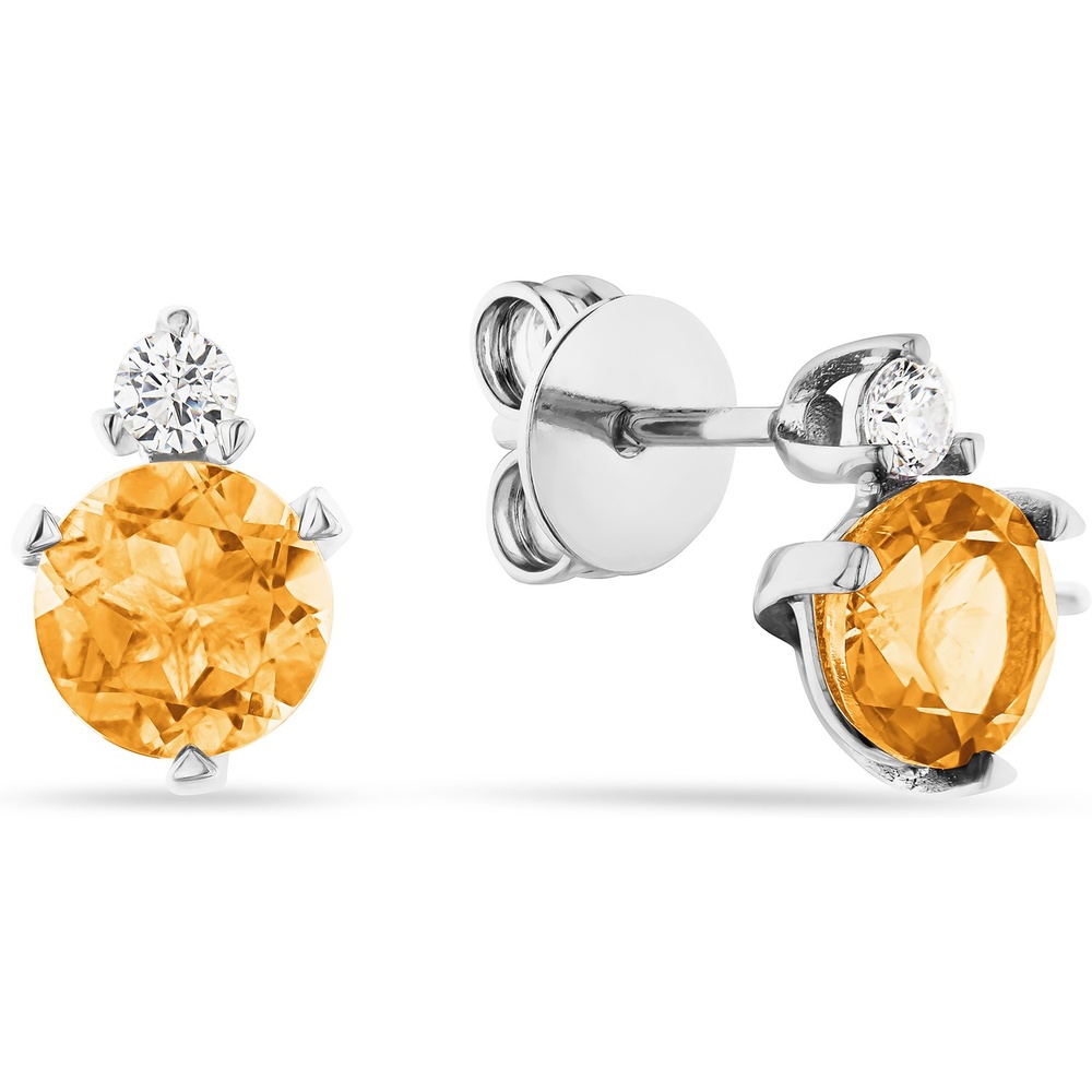 Jette Boucles d'oreilles à fermoir à poussette 925 Argent Boucles d'oreilles
