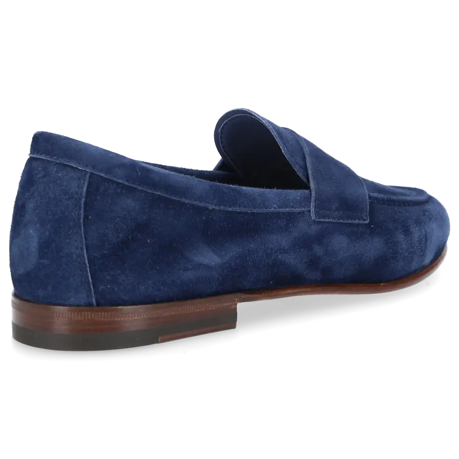 Henderson - Loafer 74400 Veloursleder - blau