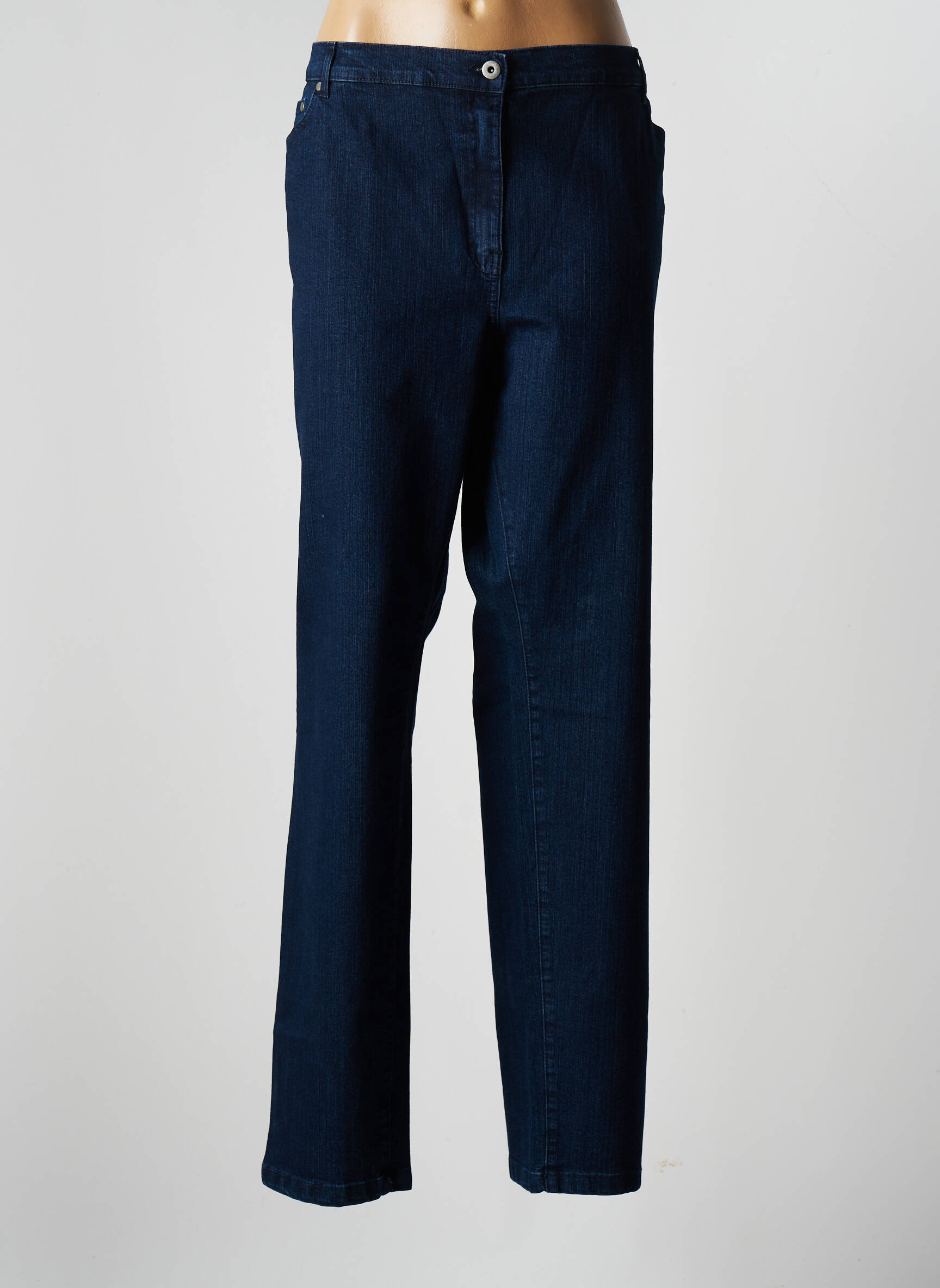 Anne Kelly Jeans Coupe Droite Femme couleur bleu