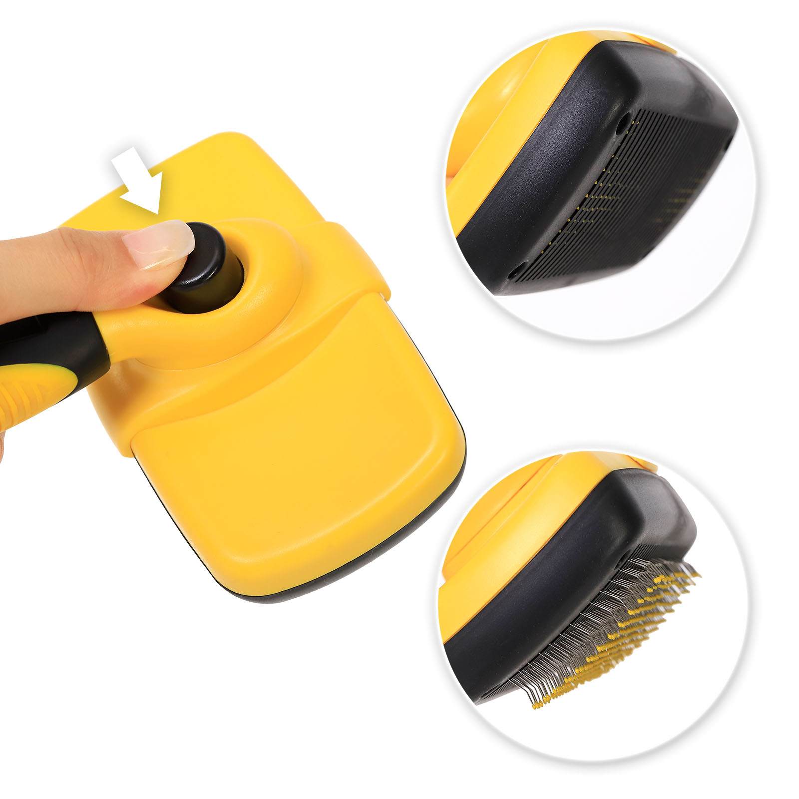 Lionto Fellpflege Lionto Haustierbürste, Hundebürste, Zupfbürste